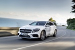 2019 Mercedes-AMG GLA 45 4MATIC in Polar White - Driving Front Left Three-quarter View